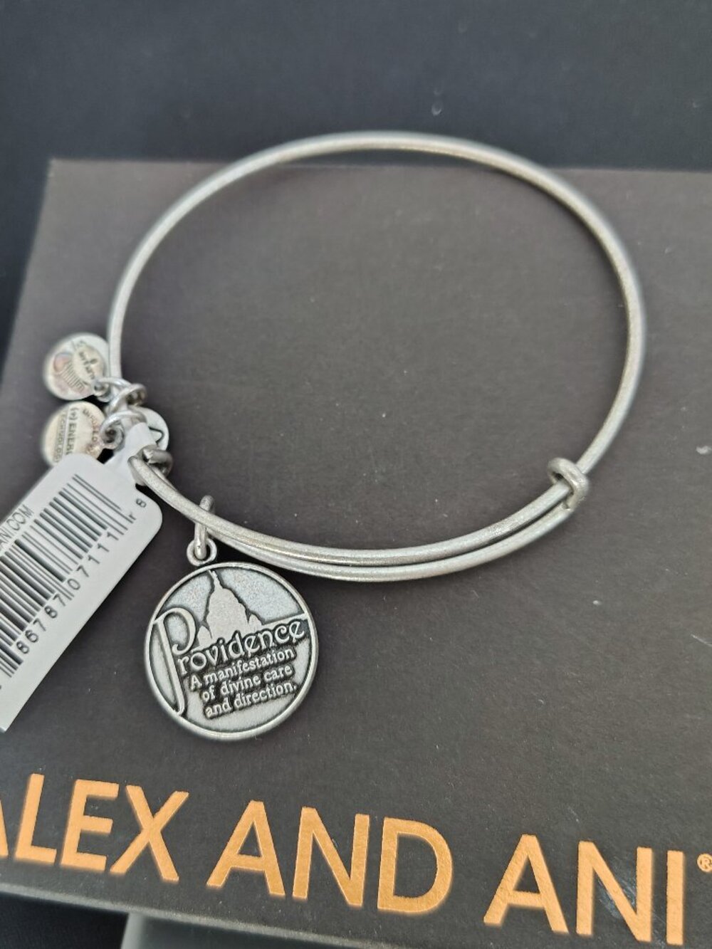 New Alex and Ani Russian Silver Bangle PROVIDENCE 823